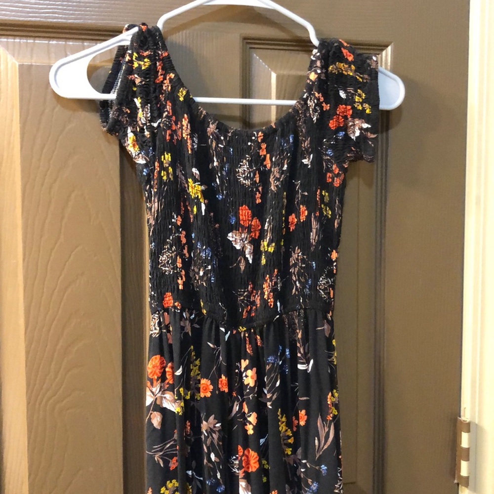 Off The shoulder floral romper